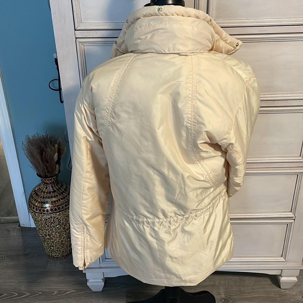 Womens Obermeyer resort size 4 faux fur trim crème ski jacket - Picture 12 of 12